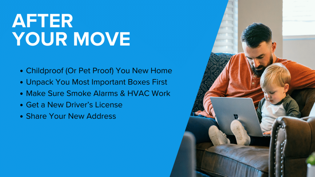 After your move checklist