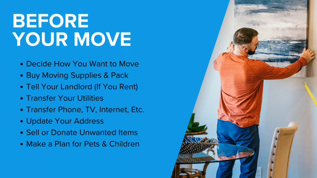 Before your move checklist