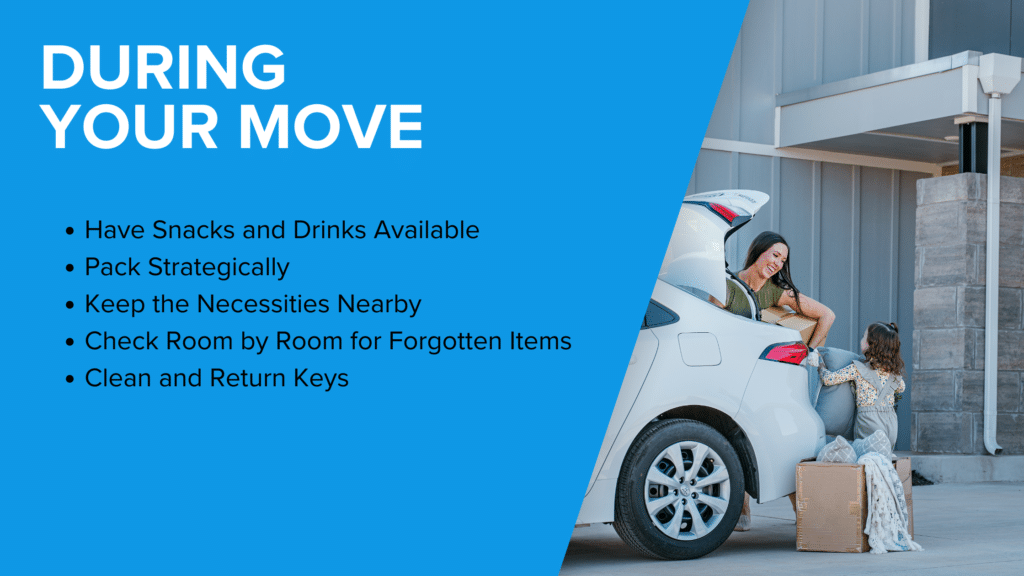 During your move checklist